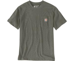 Carhartt Relaxed Fit Heavyweight K87 Pocket T-shirt, gris/olive, Taille L
