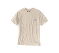 Carhartt Relaxed Fit Heavyweight Short-Sleeve K87 Pocket T-Shirt Utilitaire de Travail, Blanc, S Hommes