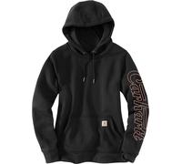 Carhartt Relaxed Fit Rain Defender Graphic Sweat à capuche pour dames, noir, taille L pour femmes