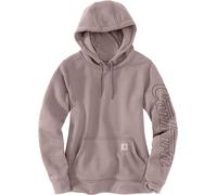 Carhartt Relaxed Fit Rain Defender Graphic Sweat à capuche pour dames, rose-beige, taille XL pour femmes