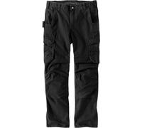 Carhartt Pantalon cargo Relaxed Fit Straight Rugged Flex Ripstop Double-Front noir 34/38 homme