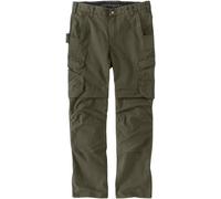 Carhartt Relaxed Fit Straight Steel Rugged Flex Ripstop Double-Front Cargo Pantalon, vert, taille 32 38 pour homme