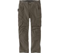 Carhartt Relaxed Fit Straight Steel Rugged Flex Ripstop Double-Front Cargo Pantalon, Tarmac, Taille 36/34