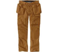 Carhartt Relaxed Straight Steel Rugged Flex Ripstop Double-Front Cargo Pantalon, Marron, Taille 34/32