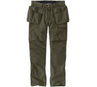 Carhartt Relaxed Straight Steel Rugged Flex Ripstop Double-Front Cargo Pantalon, olive, Taille 30/30