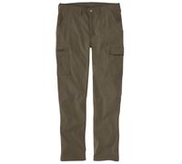 Carhartt Relaxed Tapered Carhartt Force Ripstop Pantalon de Cargo, Olive Sombre, Taille 36/36