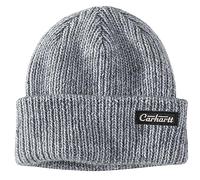 Carhartt Rib Knit Patch Beanie Bonnet, Gris Ancre, Taille Unique Homme