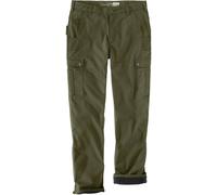 Carhartt Cargo Fleece Lined Work Pantalon, vert, taille 38 pour homme