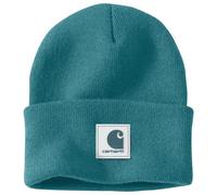 Carhartt - Rubber Patch Watch Cap Beanie - Bonnet - One Size - harbor teal