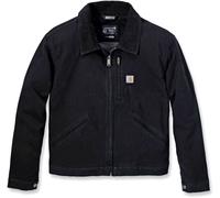 Carhartt Rugged Flex Canvas Detroit, veste textile femme L Noir Noir