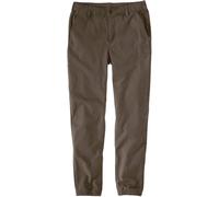 Carhartt Rugged Flex Canvas Jogger, pantalon en textile W33 Marron Foncé Marron Foncé