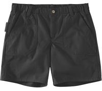 Carhartt Rugged Flex Canvas Work, short femme W4 Noir Noir
