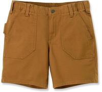 Carhartt Rugged Flex Canvas Work, short femme W6 Marron Clair Marron Clair