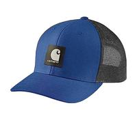 Carhartt Rugged Flex Casquette de Baseball en Maille sergée avec Logo pour Homme, Verre Bleu, Taille Unique