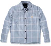 Carhartt - Women's Midweight Flannel L/S Plaid Shirt - Chemise - S - neptune