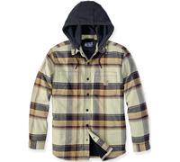 Carhartt Rugged Flex Flannel Hooded Chemise, Brun foncé, Taille S
