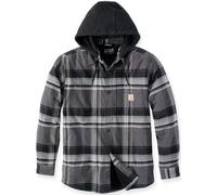 Carhartt Rugged Flex Flannel Hooded Chemise, noir, taille XL pour homme