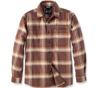 Carhartt Rugged Flex Flannel Plaid Chemise, Marron clair, Taille S