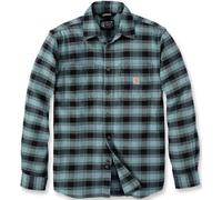 Carhartt Rugged Flex Flannel Plaid Chemise, noir-vert, taille L pour homme