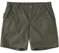 Carhartt Rugged Flex Relaxed Fit Canvas Work Shorts pour dames, Vert foncé, Taille 16