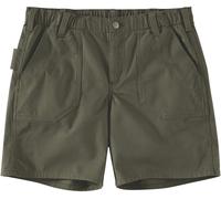 Carhartt Rugged Flex Relaxed Fit Canvas Work Shorts pour dames, Vert foncé, Taille 18