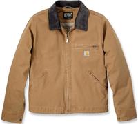 Carhartt Duck Detroit Rugged Flex Detroit, veste en textile L Marron Clair/Noir Marron Clair/Noir