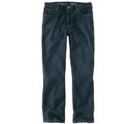 Carhartt Rugged Flex Relaxed Straight Jeans, bleu foncé, Taille 42