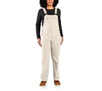 Carhartt Rugged Flex Salopette ample en toile pour femme, naturel, X-Large