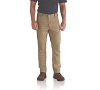 Carhartt Rugged Flex Straight Fit Canvas 5-Pocket Tapered Work Pant Pantalon Utilitaire de Travail, Kaki foncé, 36W x 36L Homme