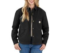 Carhartt Rugged Flex Surchemise en toile de canard ample pour femme, noir, Taille XL