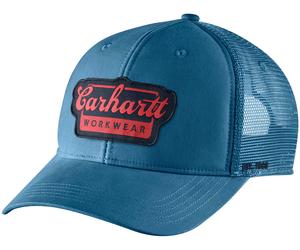 Carhartt Rugged Flex Twill Mesh Script Patch, capuchon Taille unique Bleu/Rouge (Hs0) Bleu/Rouge (Hs0)