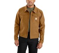 Carhartt Rugged Flex Veste en toile de canard à coupe décontractée pour homme, Marron, Medium
