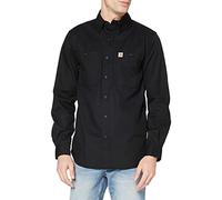 Carhartt Rugged Professional Long-Sleeve Work Shirt, Black, S Homme