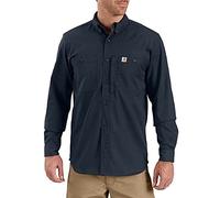 Carhartt Rugged Professional Long-Sleeve Work Shirt, Navy, S Homme