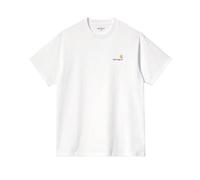 Carhartt S/S American Script T-Shirt, Blanc, XL Mixte