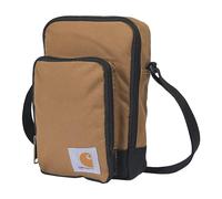 Carhartt Sac à bandoulière zippé, durable, réglable avec fermeture éclair, marron