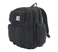 Carhartt Sac à dos durable de 35 l avec housse pour ordinateur portable et base résistante à l'abrasion Duravax, triple compartiment quotidien (noir, taille unique)