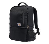 Carhartt Sac à Dos Isotherme 24 canettes à Deux Compartiments, Base entièrement isolée, Durable et résistant à l'eau, pour Camping, Plage et Voyage, Noir