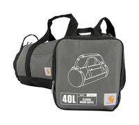 Carhartt Sac de Sport Rond Classique avec Pochette Utilitaire, Sac d'équipement Robuste, résistant à l'eau et Pliable pour Chantier, Gravier, 40L US, 40 l