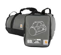 Carhartt Sac de Sport Rond Classique avec Pochette Utilitaire, Sac d'équipement Robuste, résistant à l'eau et Pliable pour Chantier, Gravier, 60L, 60 l