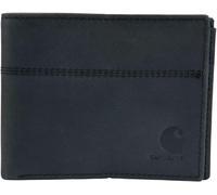 Carhartt Portefeuille Saddle Leather Bifold – Noir pour homme
