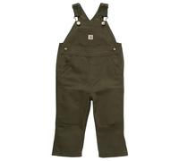 Carhartt Salopette ample en toile pour garçon, vert olive, 4 ans