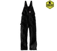 Carhartt Salopette Firm Duck Insulated Bib Overall Black M