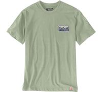 Carhartt Script Patch Relaxed-Fit, t-shirt S Vert Clair/Bleu Foncé Vert Clair/Bleu Foncé