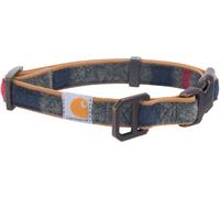 Carhartt Hunde Halsband Blanket Stripe Collar, Shadow Stripe - Grau Braun, L, P000461