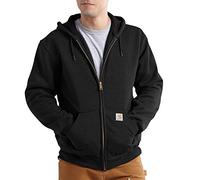 Carhartt Sherpa-Lined Midweight Full-Zip Sweatshirt Maillot de survêtement, Black, S Taille Normale Homme