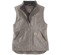 Carhartt Sherpa Lined Mock Neck Gilet pour dames, gris, Taille XS
