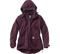 Carhartt Shoreline, femmes veste textile XS Rouge Foncé Rouge Foncé