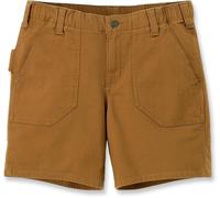 Carhartt Short femme Relaxed Fit Canvas Work Short Carhartt® Brown W6/REG
