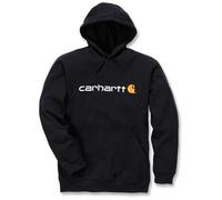 Carhartt Signature Logo Midweight Capuche, noir, taille M